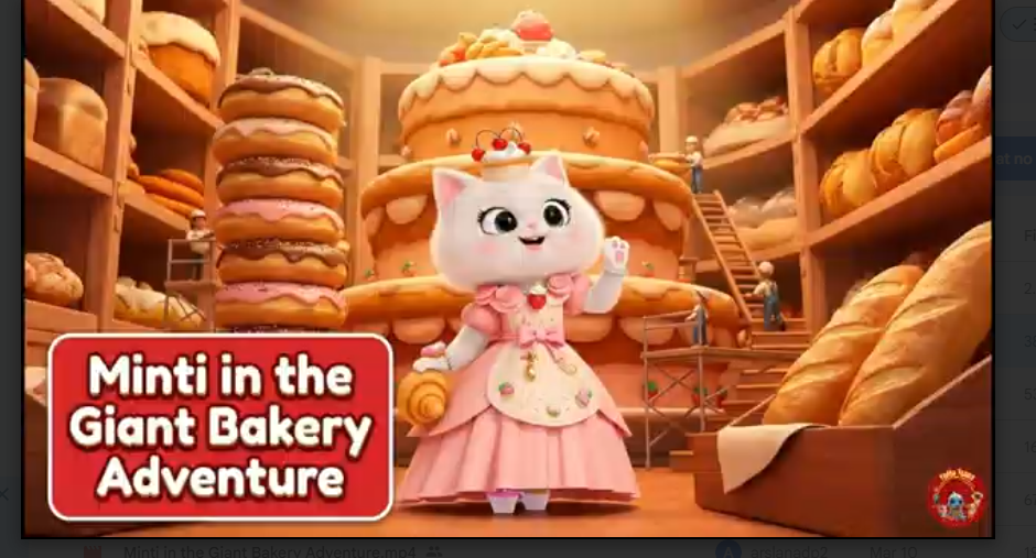 Minti in the Giant Bakery Adventure